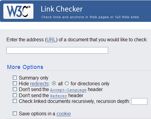 checking broken links on your web site